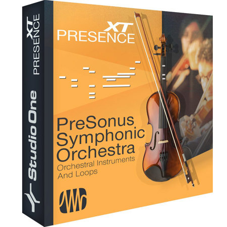 PreSonus Symphonic Orchestra Instrument Library, Studio One Musicloops, Download