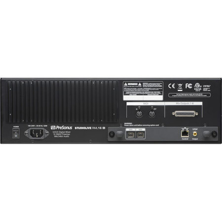 PreSonus StudioLive RML16AI 16-Input Rackmount Digital Mixer