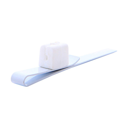 Point Source Audio Single Holder Slider-Clip for Lavalier Microphone, 2-Pack White