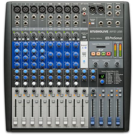 PreSonus StudioLive AR12 USB 14-Channel Hybrid Performance and Recording Mixer