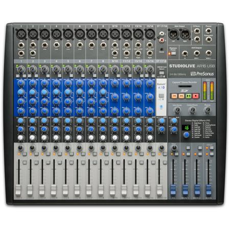 PreSonus StudioLive AR16 USB 18-Channel Hybrid Performance and Recording Mixer
