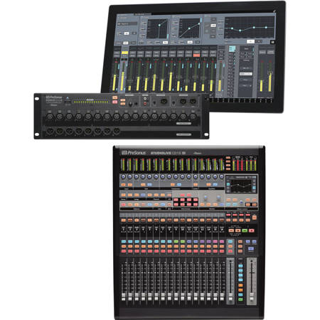 PreSonus StudioLive CS18AI Control Surface and RM16AI 3RU Digital Mixers