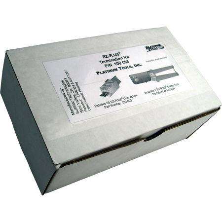 Platinum Tools EZ-RJ45 Basic Installation Kit with Crimp Tool