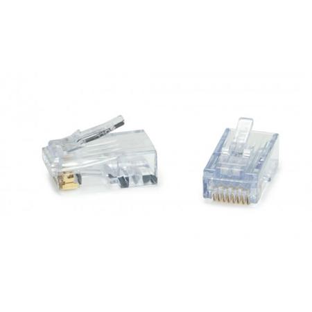 Platinum Tools ezEX44 RJ45 CAT6 Connectors (500-Pack/Bag)