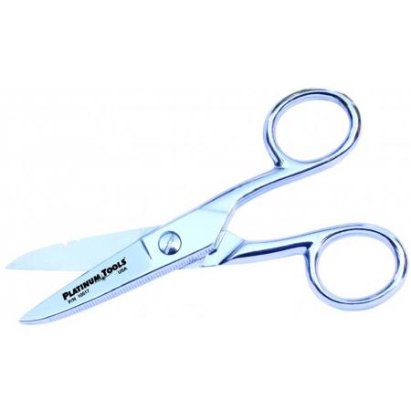 Platinum Tools 5" Scissor-Run Electrician's Scissors