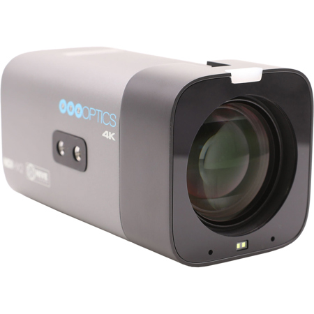 PTZOptics Studio 4K 8MP SDI/HDMI/USB/IP/NDI|HX2 Indoor 12x PTZ Camera with Tally Light, Gray