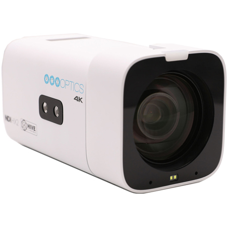 PTZOptics Studio 4K 8MP SDI/HDMI/USB/IP/NDI|HX2 Indoor 12x PTZ Camera, White