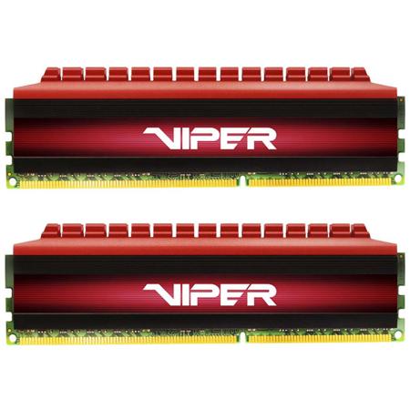 Patriot Viper 4 16GB (2x 8GB) DDR4 3000MHz Memory Module Kit, Black/Red