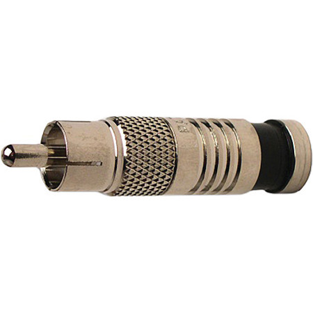 Platinum Tools RCA-Type RG6 Quad Nickel SealSmart Coaxial Compression Connectors