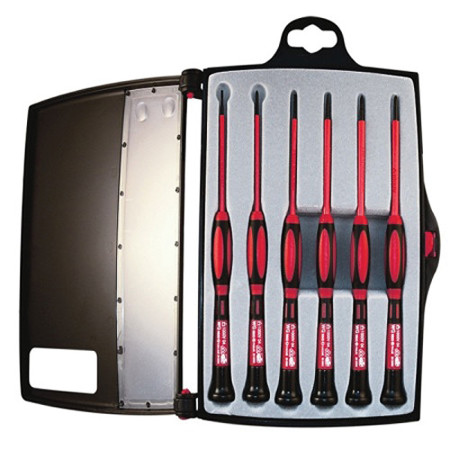 Platinum Tools 1 KV Insulated Precision Screwdriver Set, 6 Piece