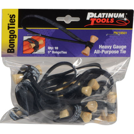 Platinum Tools 5" BongoTies, Pack of 10