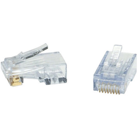 Platinum Tools ezEX38 Unshielded RJ45 Cat5e Connector, 100 Pieces/Jar