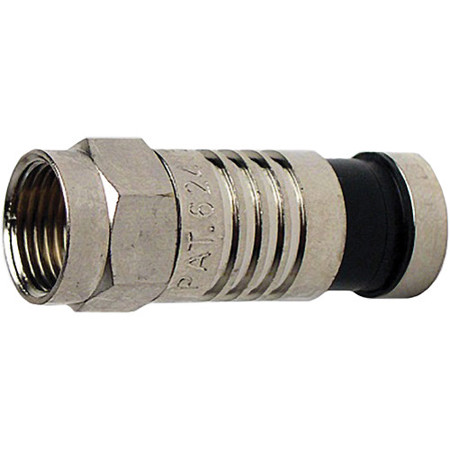 Platinum Tools F-Type R59 Nickel SealSmart Coaxial Compression Connectors