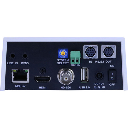 PTZOptics 5 x 30X-NDI Broadcast and Conference Camera (White) (PT30X-NDI-WH AIDA PTZ4K-NDI-X30W Broadcast&frasl;Conference NDI|HX 4K NDI&frasl;IP&frasl;HDMI PTZ