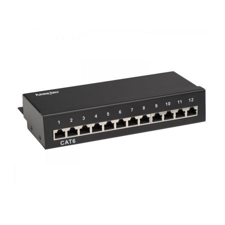 Platinum Tools 12 Port Cat6 Shielded Patch Panel
