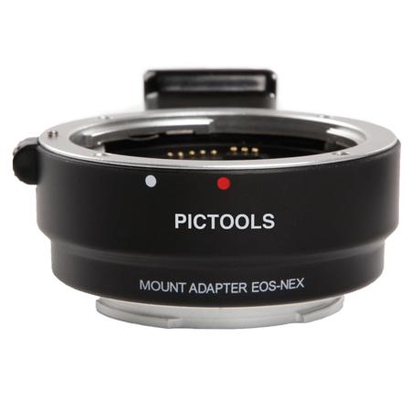 Pictools Lens Adapter for EF/EF-S Lenses to Sony E Mount