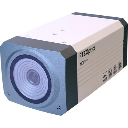 PTZOptics 8.51MP Full HD NDI|HX 3G-SDI Indoor ePTZ ZCam Box Camera, White
