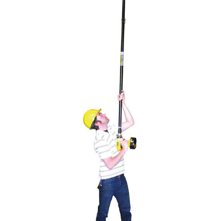 Platinum Tools Xtender Pole-18 for Ceilings Up to 24', Three 6' Section