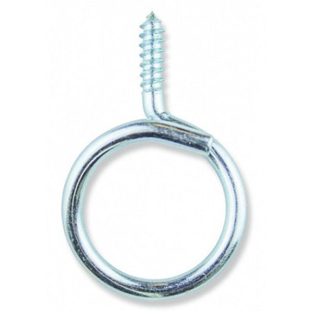 Platinum Tools 1/4" Wood Screw - 1 1/4" Bridle Rings, 100-Pack (Box)