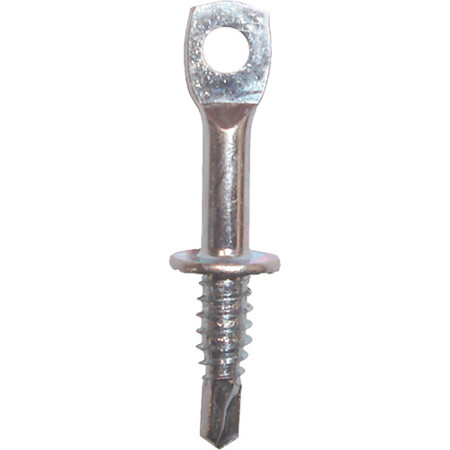 Platinum Tools Eye Lag Screw with 2" Overall Self Drill, 1/4" Hole, 100-Pack