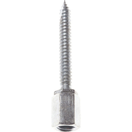 Platinum Tools Threaded Rod, 3/8"-16 Male Coupler & 2" Long Sharp Point Screw