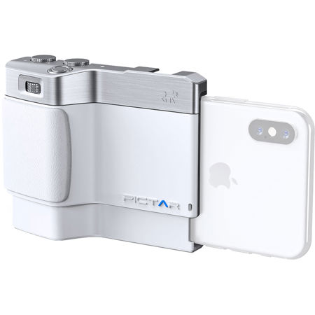 Pictar One Plus Mark II Smartphone Camera Grip, Silver/White
