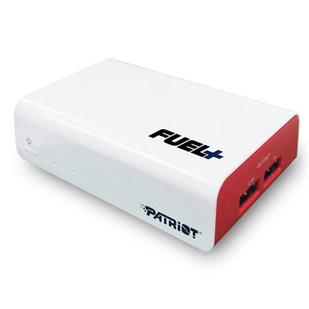 Patriot FUEL+ 9000mAh Dual-Port Rechargeable Battery Power Bank