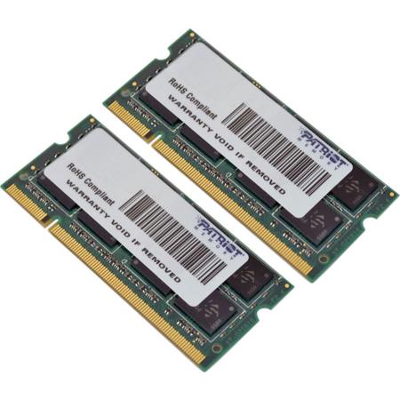 Patriot Signature 8GB (2x 4GB) DDR2 PC2-6400 800MHz SODIMM Memory Module Kit