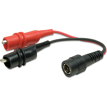 Platinum Tools Cable Assembly, Insulated Push-On F to Alligator Clips