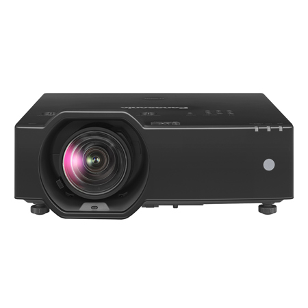 Panasonic PT-VMZ6ST WUXGA 3-Chip Short Throw Laser Projector, 6200 Lumens, Black