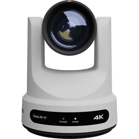 PTZOptics Link 4K SDI/HDMI/USB/IP Dante AV-H Indoor PTZ Camera with Tally Light White 12x