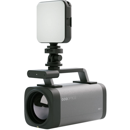 PTZOptics Studio Pro All-In-One Live Streaming Camera with LED Light, 12x Optical Zoom