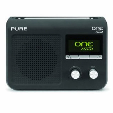Pure Digital Technologies One Flow Portable Internet and FM Radio, Black