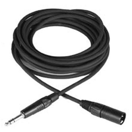 Peavey 15' 1/4" TRS to Male XLR Cable