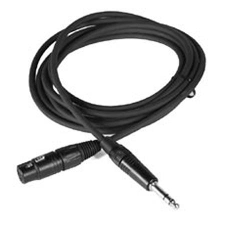 Peavey 15' 1/4" TRS to Female XLR Cable