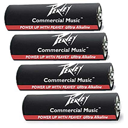Peavey AA Alkaline Batterr, 4-Pack