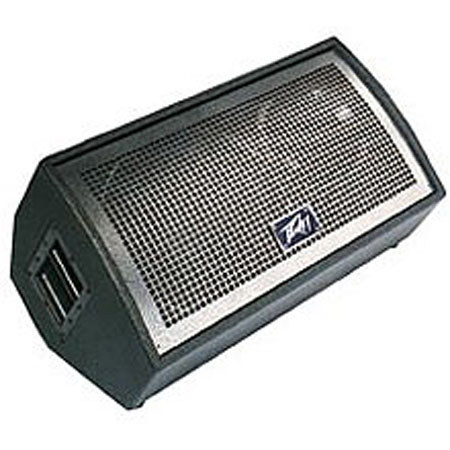 Peavey QW ML 2-Way Full-Range Floor Monitor Loudspeaker, Single, Black