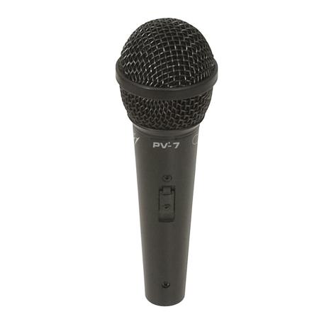 Peavey PV 7 Dynamic Cardiod Microphone with 16.4' / 5m 1/4" to XLR Mic Cable