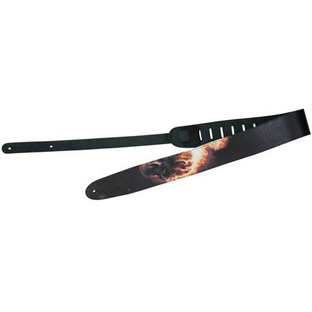 Peavey Marvel Ghost Rider Leather Guitar Strap
