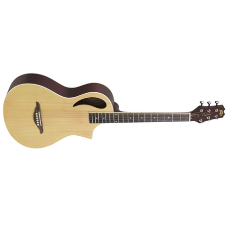 Peavey Composer Parlor Acoustic Guitar, Natural