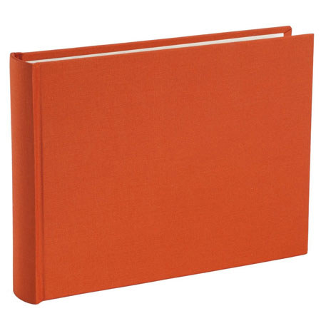 Semikolon 3016 Classic Series 6x9in Photo Album, Orange