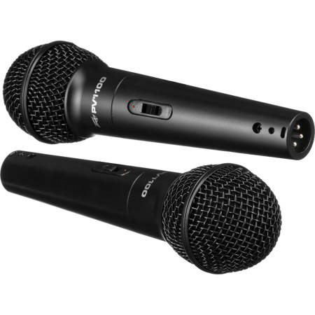 Peavey PVi 100 Dynamic Cardioid Microphone, 2 Pack