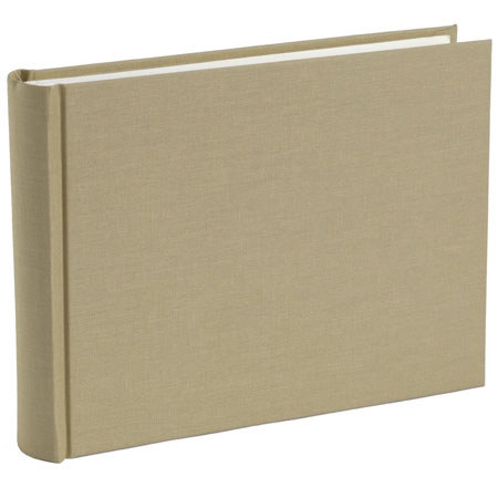 Semikolon (Pierre Belvedere) Small Bound 6x9" Photo Album 40 Ivory Pages -Beige