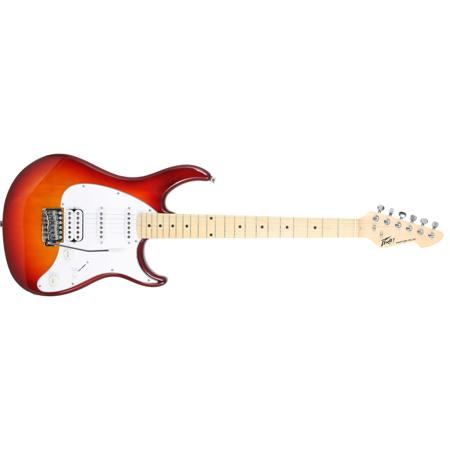 Peavey Raptor Plus Beginner 6-String Electric Guitar, Cherryburst