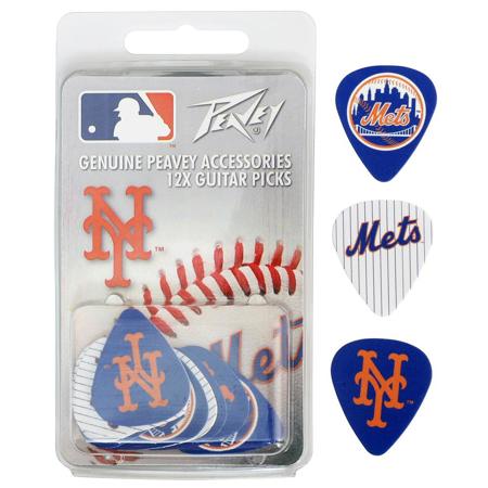 Peavey MLB New York Mets Guitar Pick Pack, 12 Piece