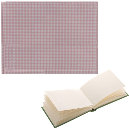 Semikolon 3038 Vichy Series 6x9in Photo Album, Red