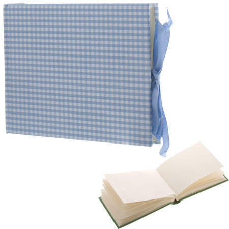 Semikolon 3039 Vichy Series 6x8in Photo Album, Blue