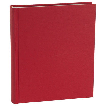 Semikolon Classic Medium Bound 8.25x10" Photo Album, 40 Ivory Pages, Red