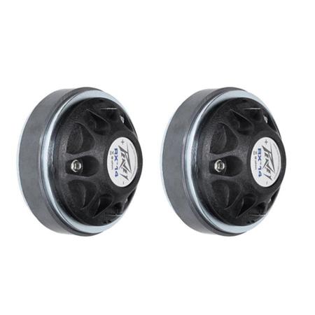 Peavey 2 Pack RX14 1.4" High Frequency Compression Driver, 8 Ohms Impedance, 1.5kHz-20kHz Frequency Response, Titanium Diaphragm, 0.93" Throat Size