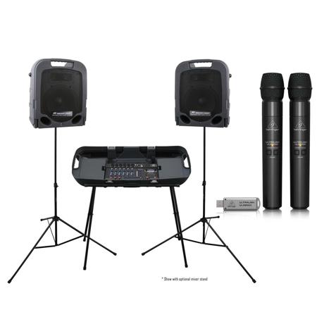 Peavey Escort 3000 10" Woofer PA System W/Behringer Ultralink ULM202USB Mic Sys